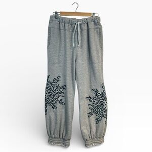 Free People Movement Embroidered Sweat Pants Joggers